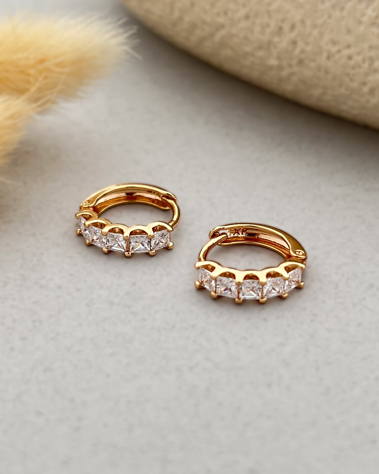 Starlight Huggie Hoops