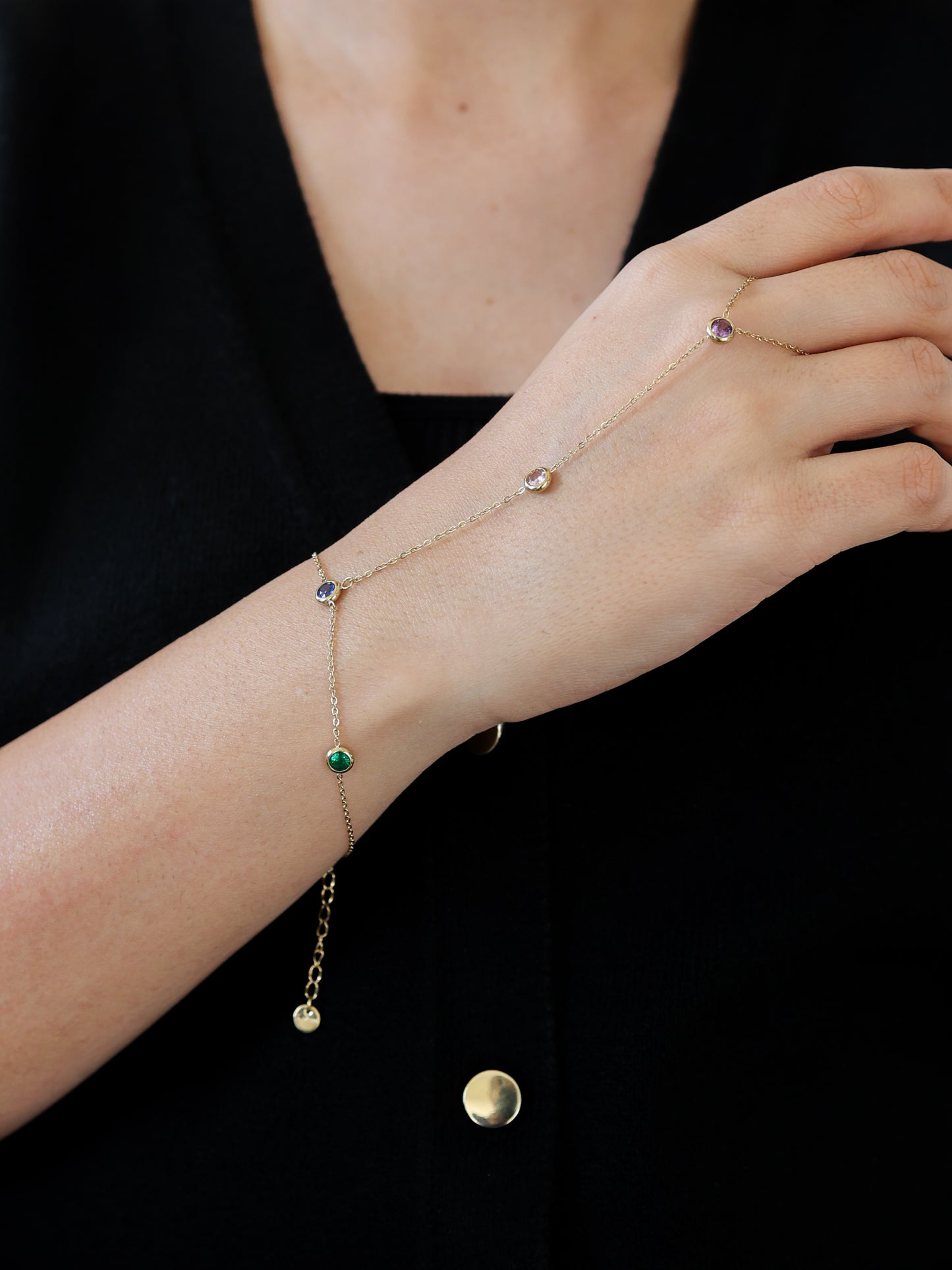 Rainbow Gleam Bracelet Hand Chain
