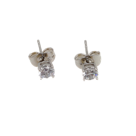 Solitaire Stud Earrings