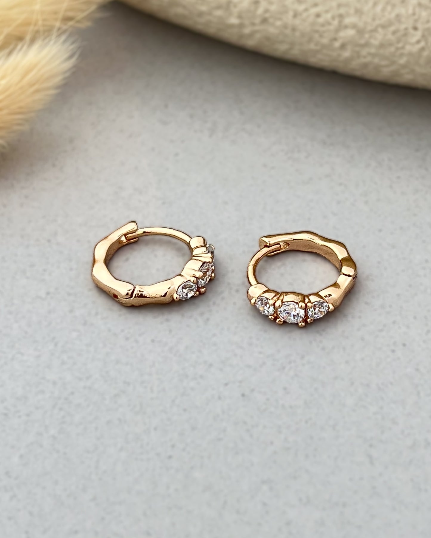 Dewdrop Luxe Huggie Hoops