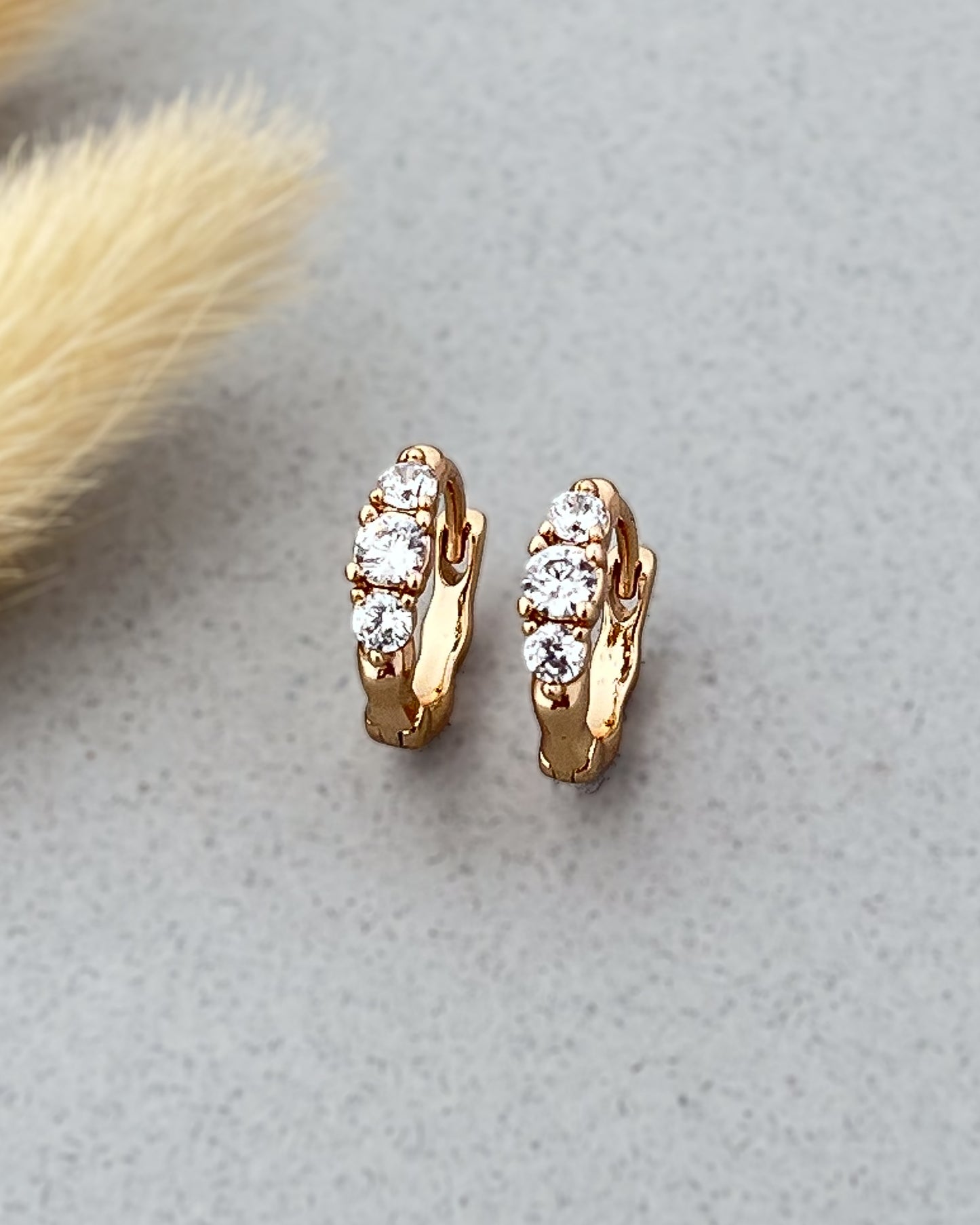 Dewdrop Luxe Huggie Hoops