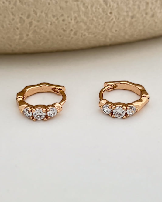Dewdrop Luxe Huggie Hoops