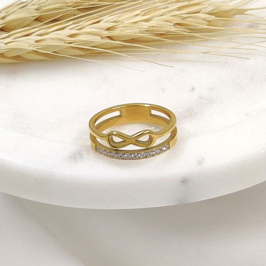 Golden Grace Bow Ring