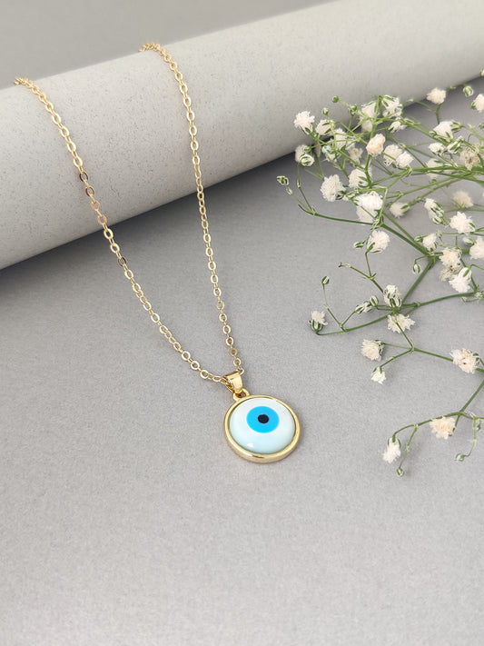Zella Eye Necklace (Gold)