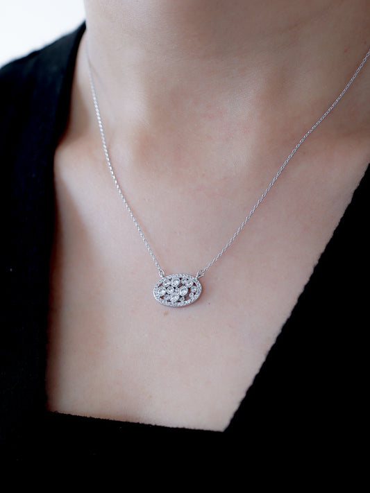 chevy necklace Silver