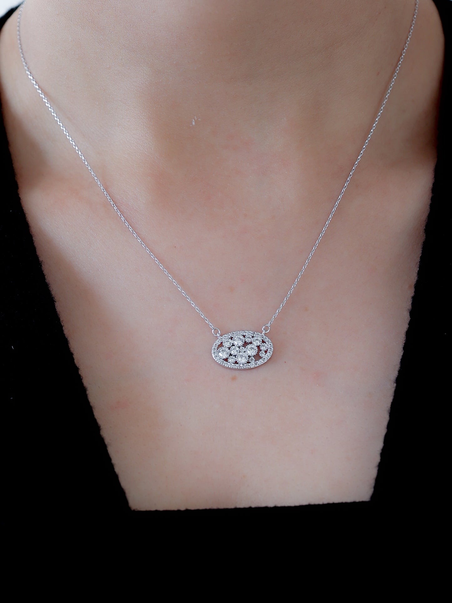 chevy necklace Silver