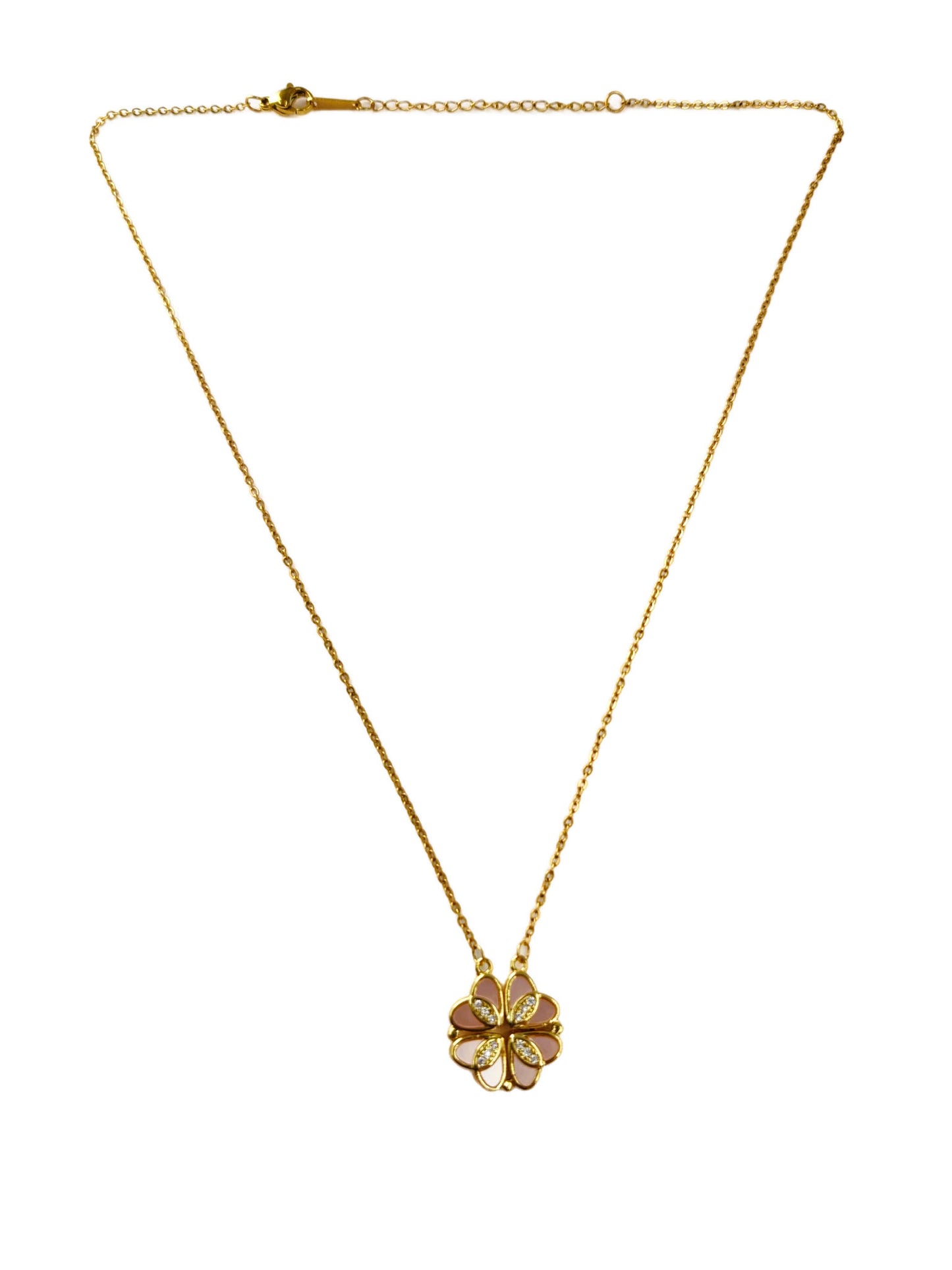 2in1 Golden Heart Necklace