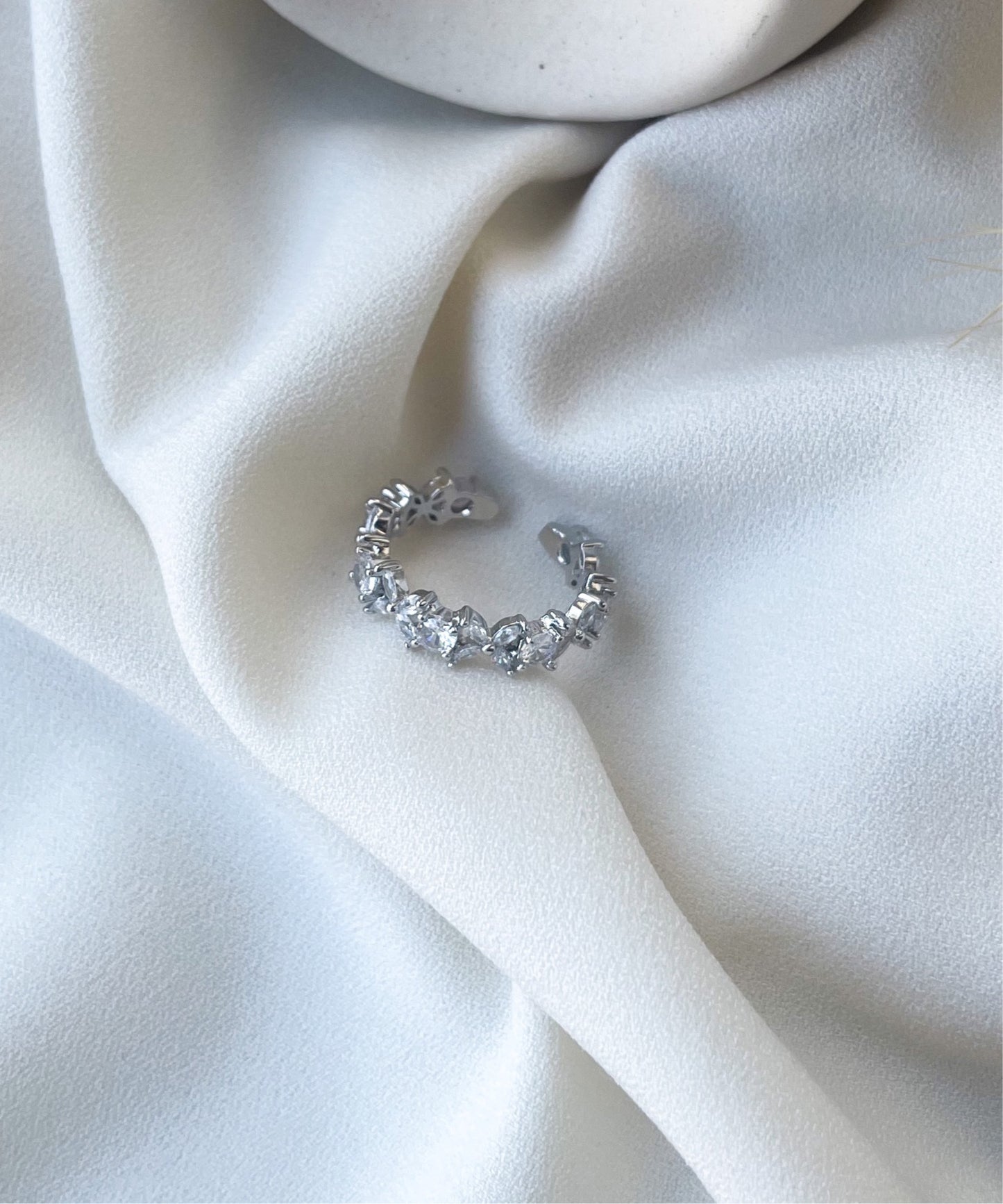 Crystal Steffy Ring (Silver)