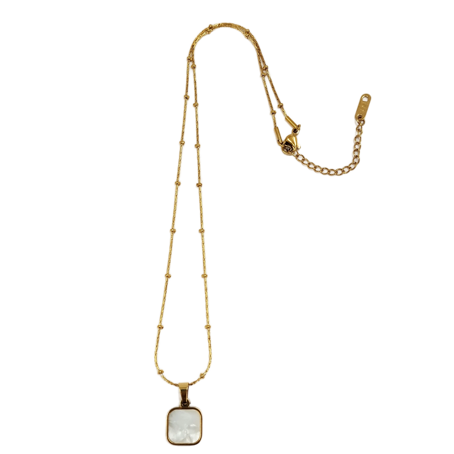 Linea Luxe Necklace (White)