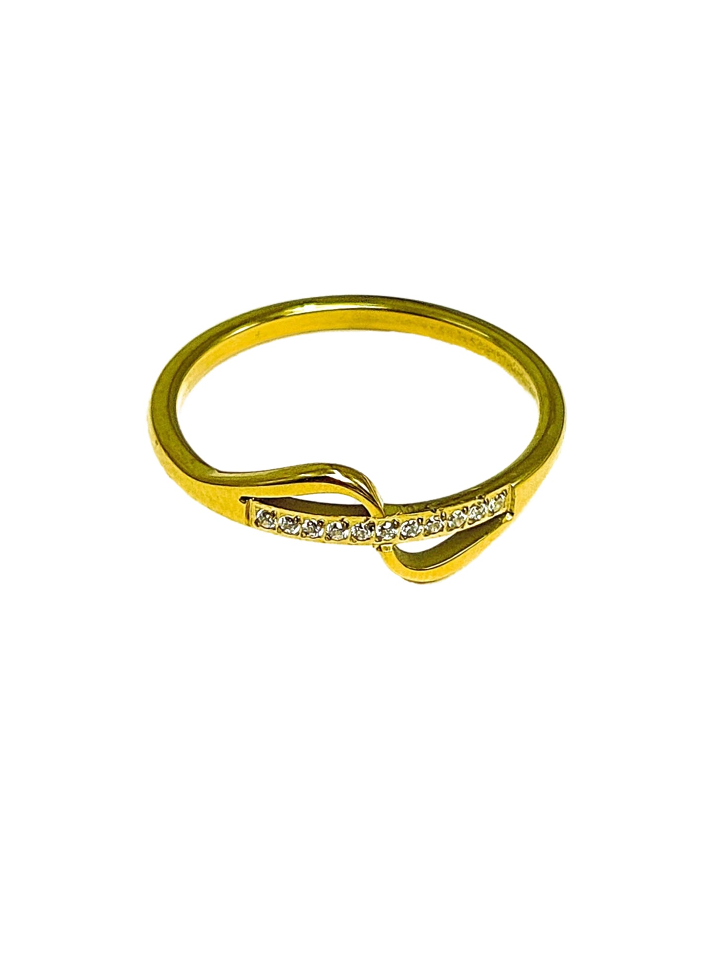 Golden Wave Ring