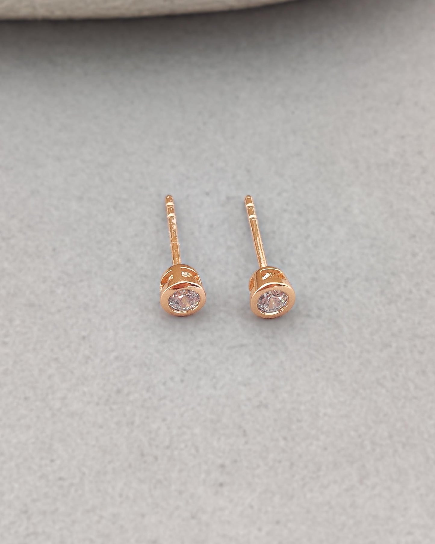 Second Piercing Solitaire Studs