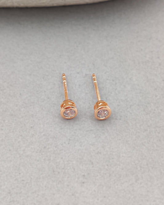 Second Piercing Solitaire Studs