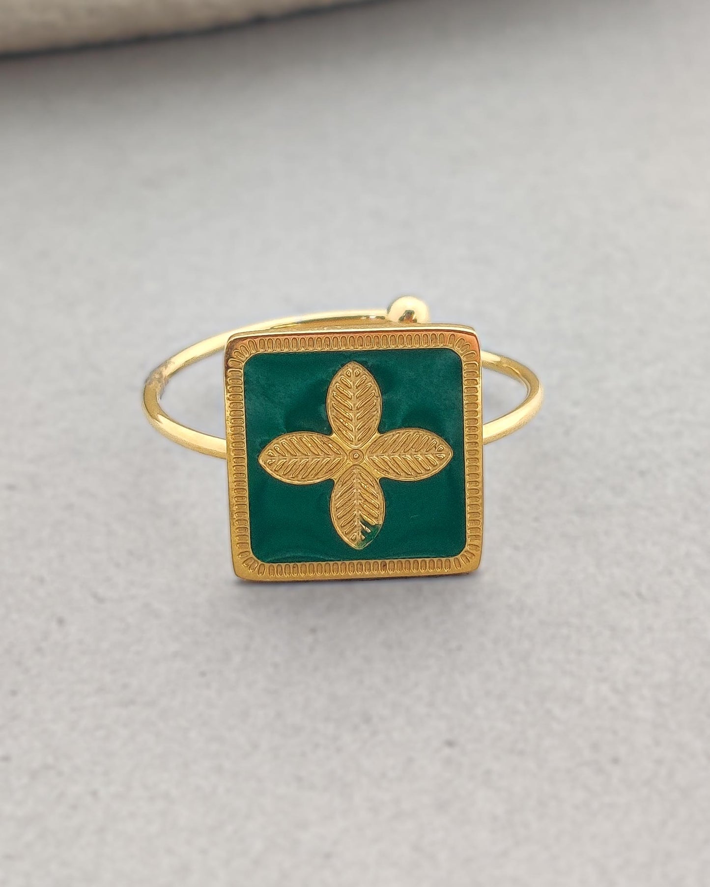 Green Brianna Ring