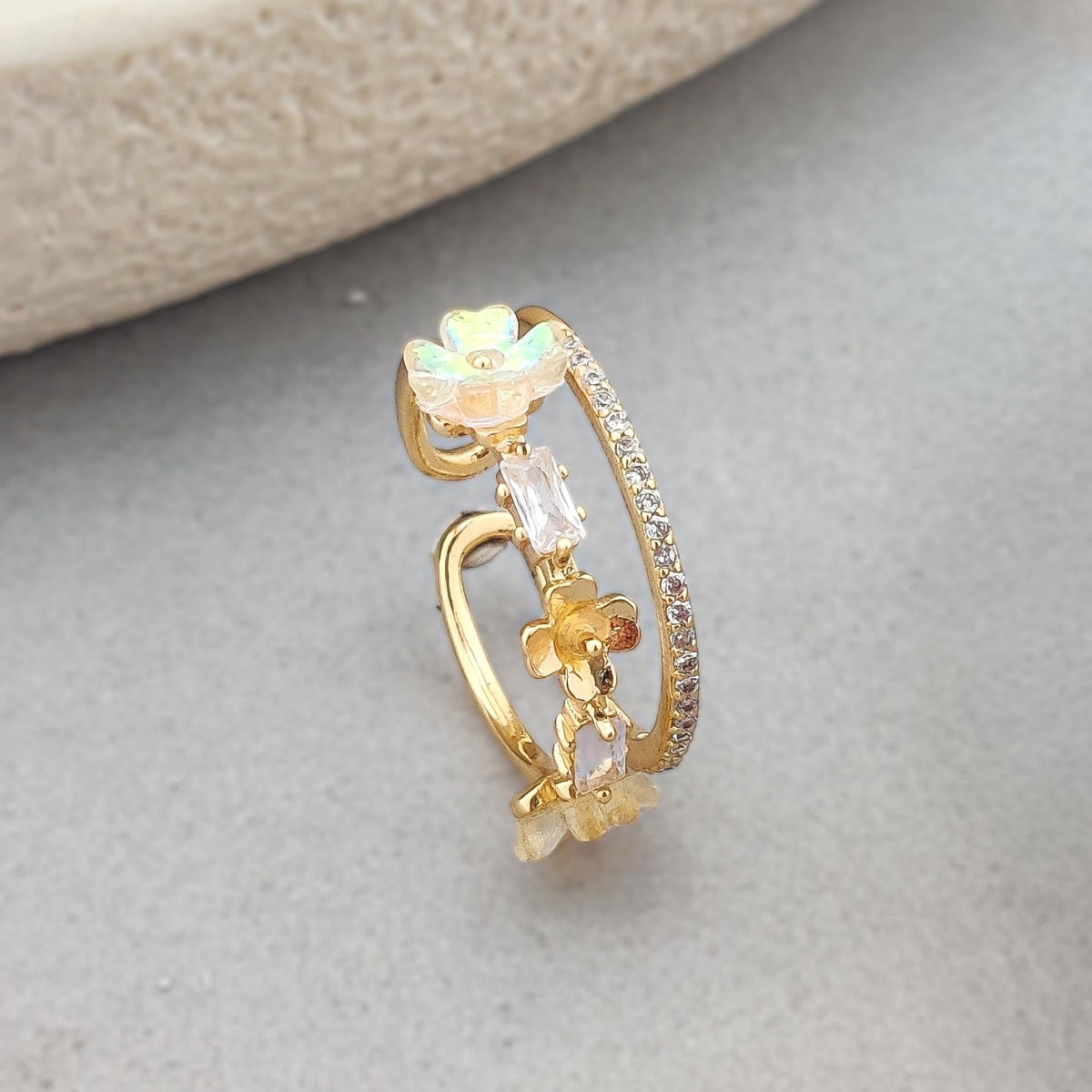 Christina Flower Ring
