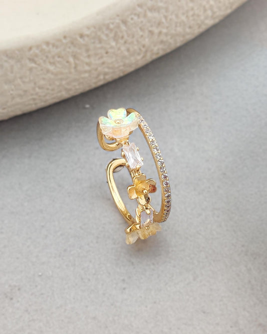 Christina Flower Ring