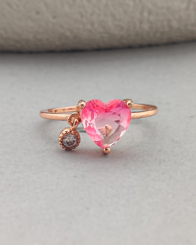 Pink Heart Ring