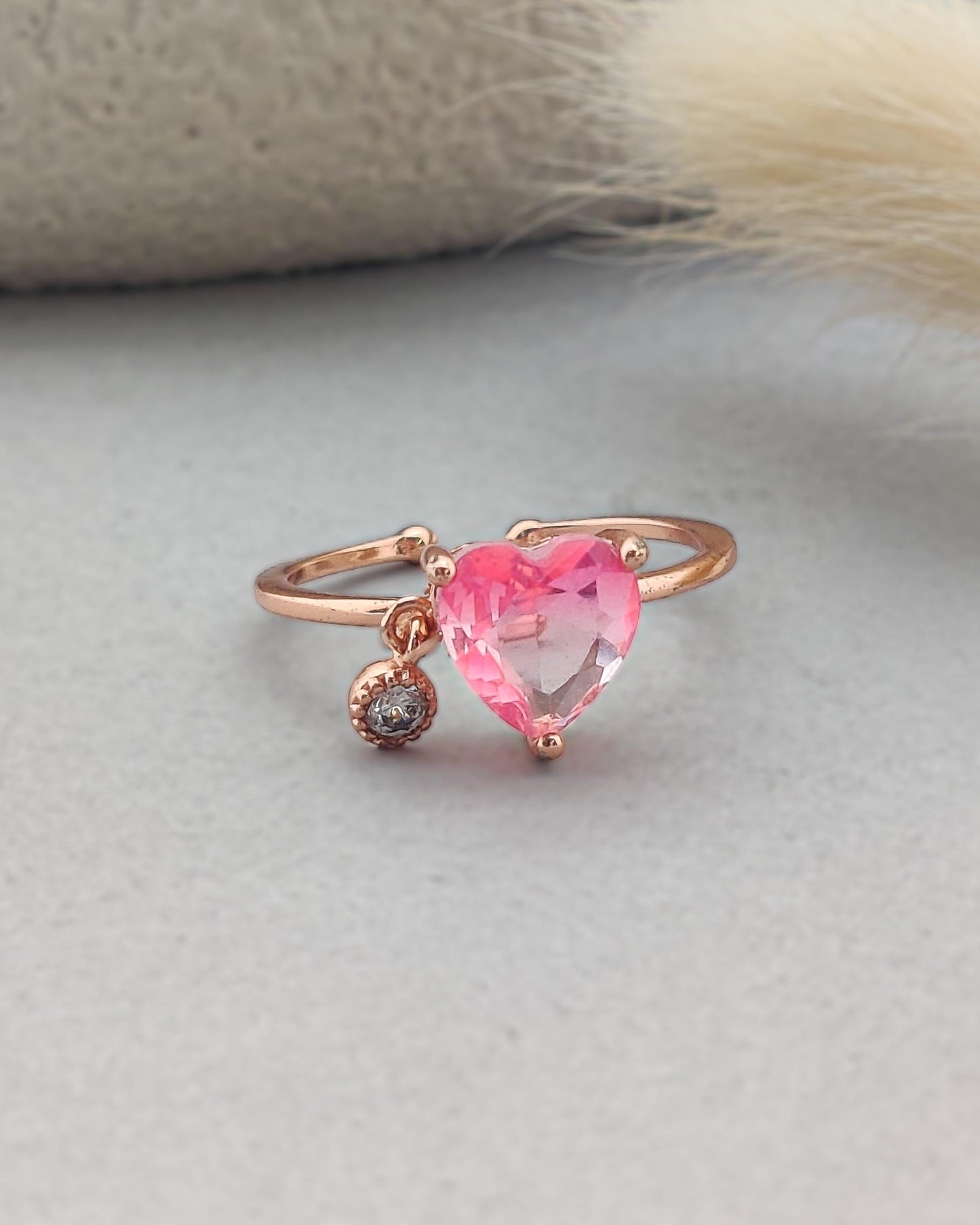 Pink Heart Ring