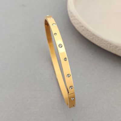 Crystal Marley Bracelet Band (Gold)