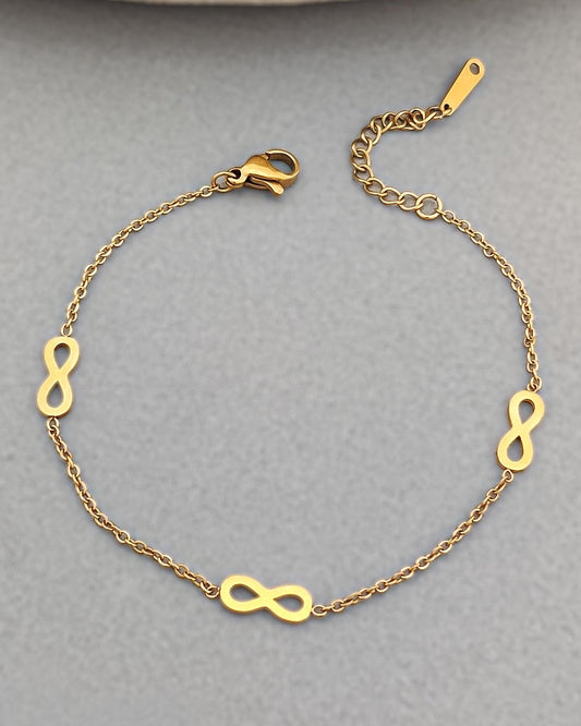Golden Infinity Bracelet