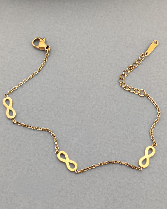 Golden Infinity Bracelet