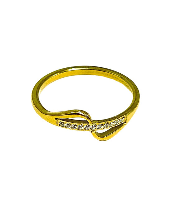 Golden Wave Ring