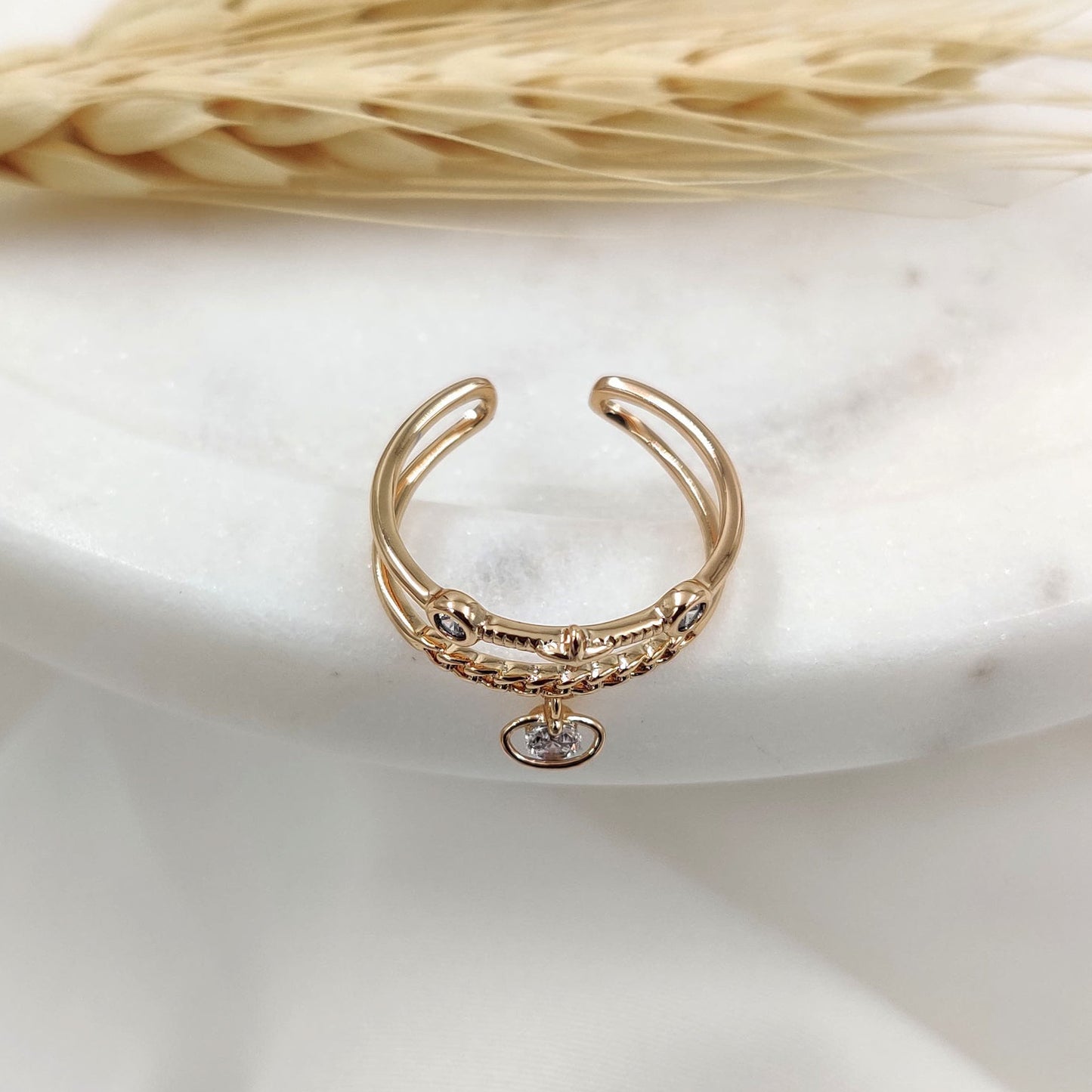 Galaxy Charm Ring