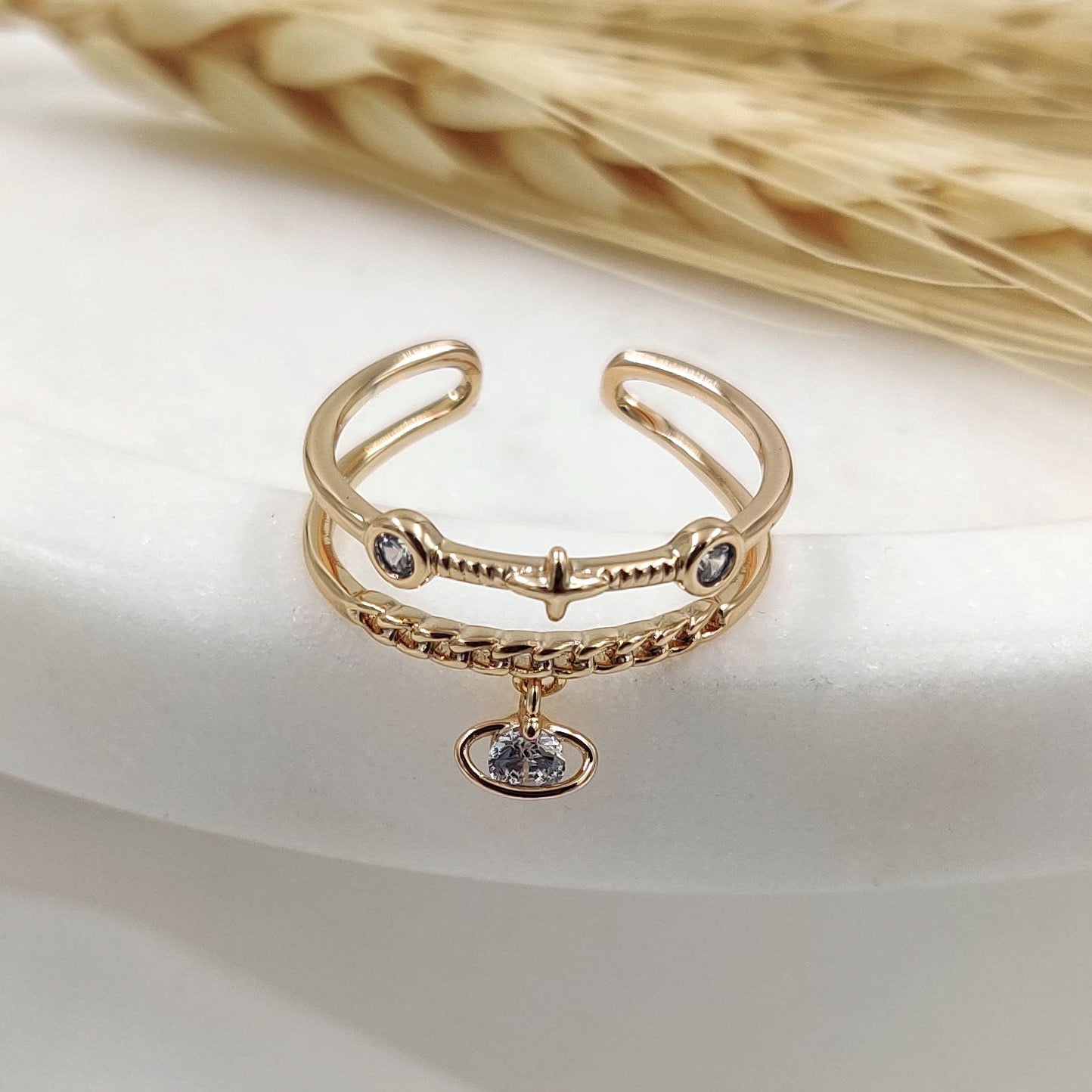 Galaxy Charm Ring