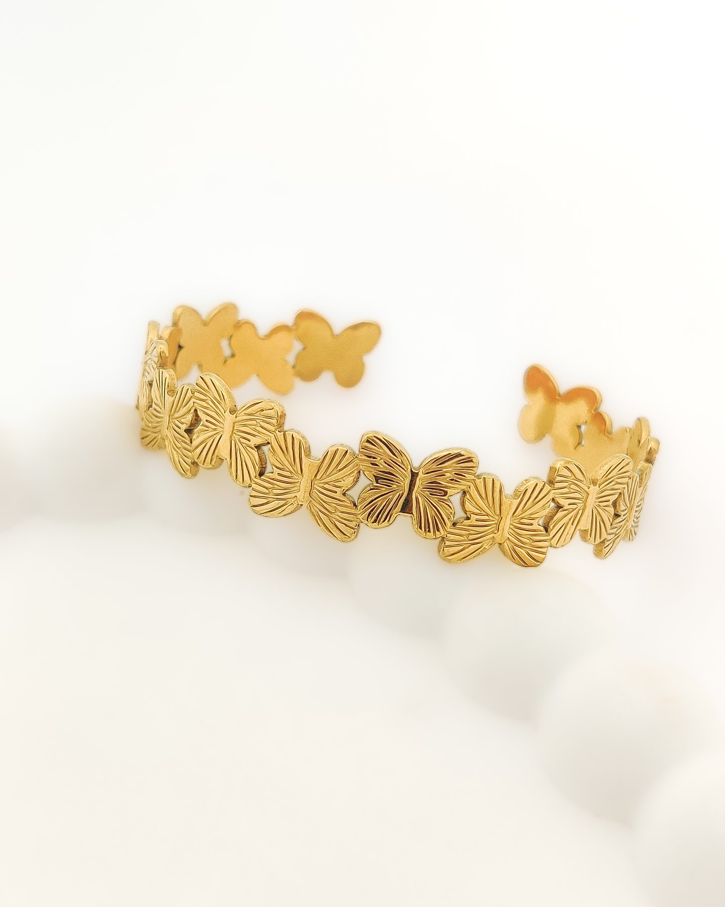 Floral Flutter Cuff Bracelet