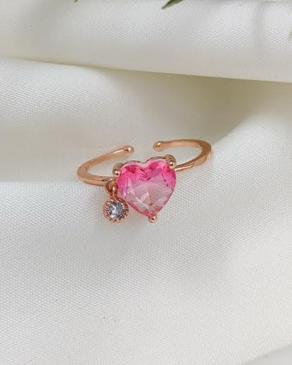 Pink Heart Ring