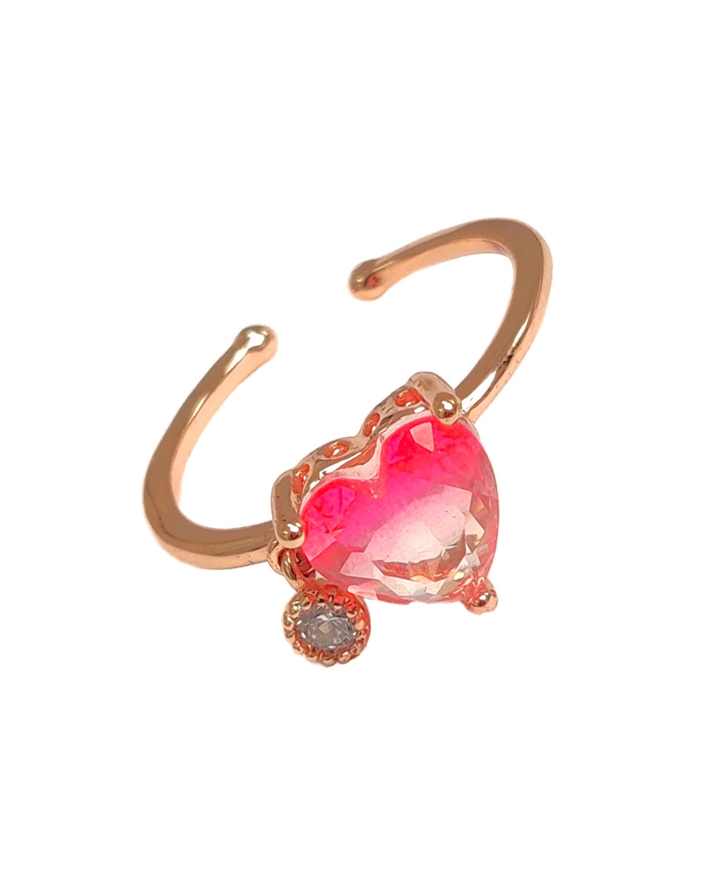 Pink Heart Ring