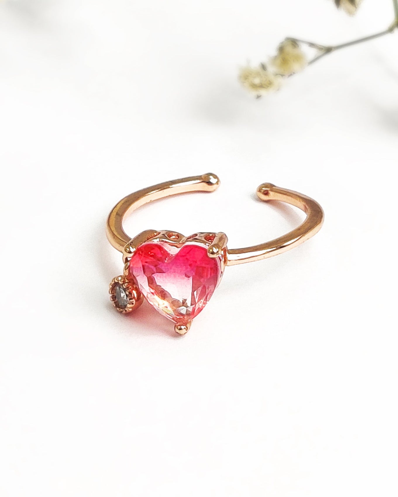 Pink Heart Ring