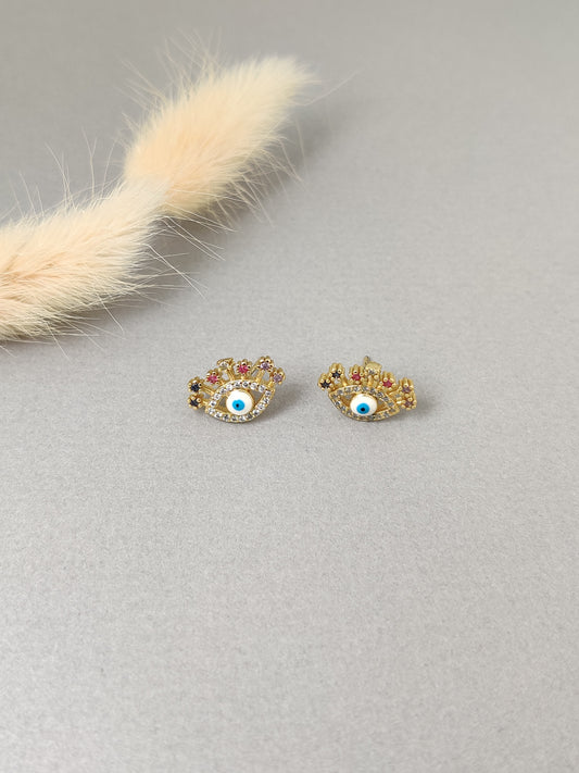 Maxi Evil eye Studs