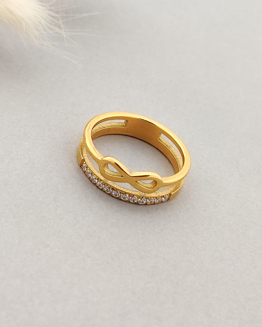 Golden Grace Bow Ring