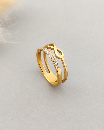 Golden Grace Bow Ring