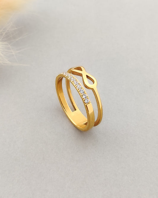 Golden Grace Bow Ring