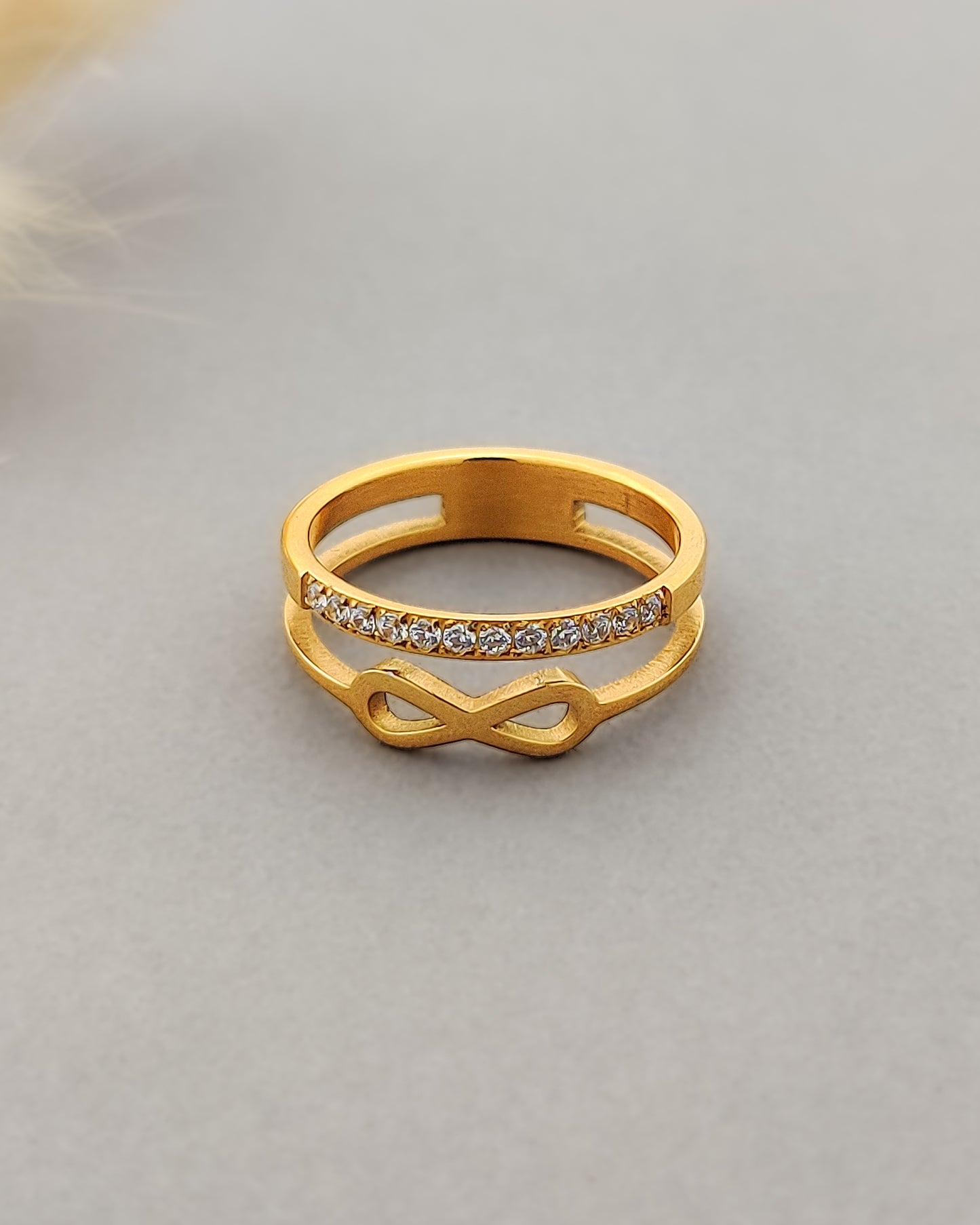 Golden Grace Bow Ring