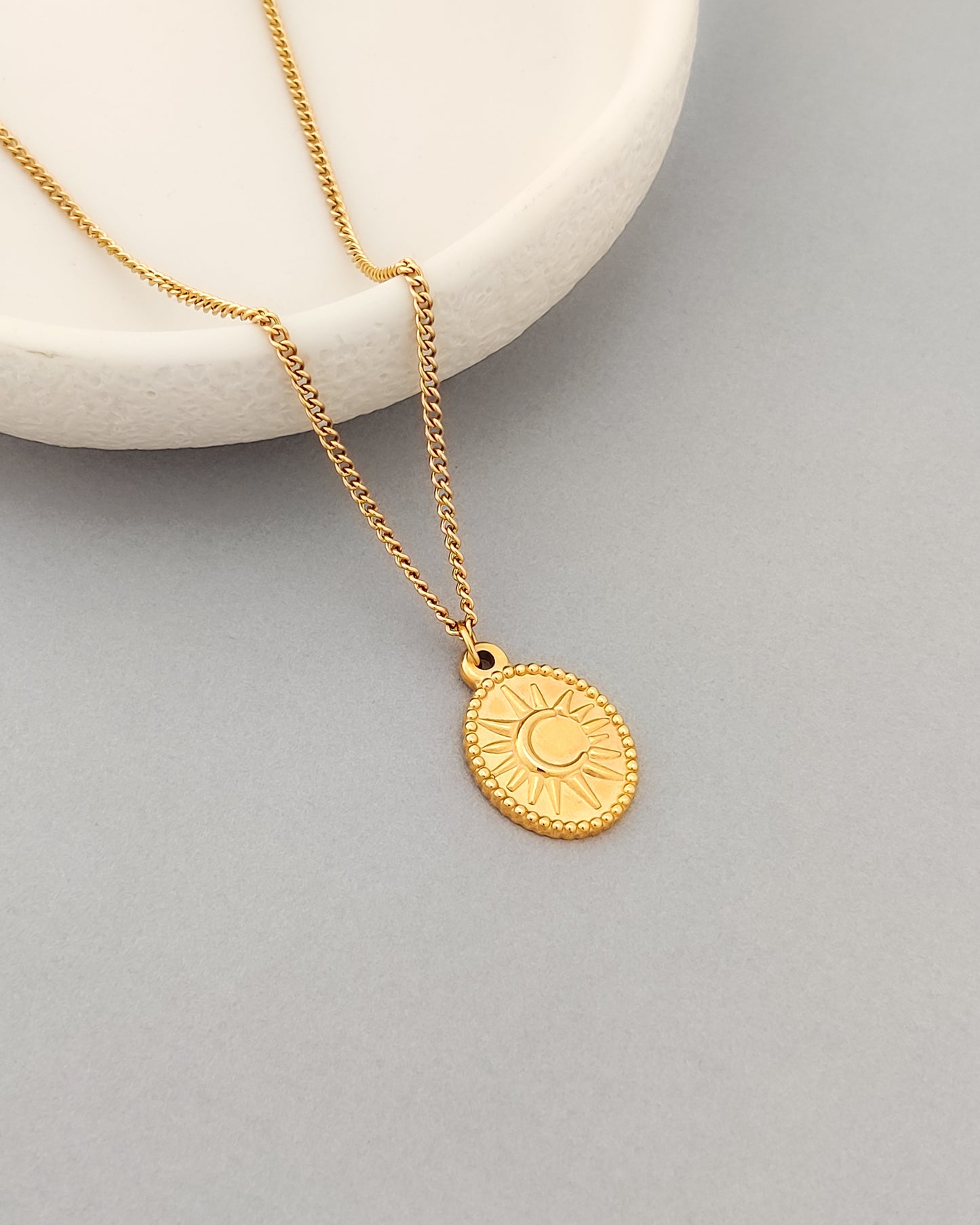 Sun Coin Necklace