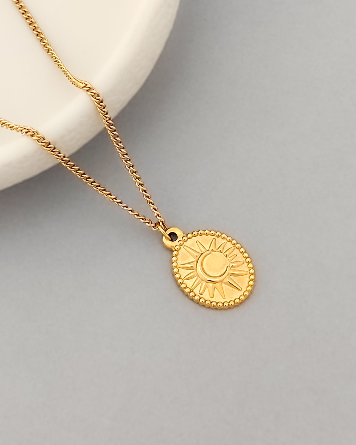 Sun Coin Necklace