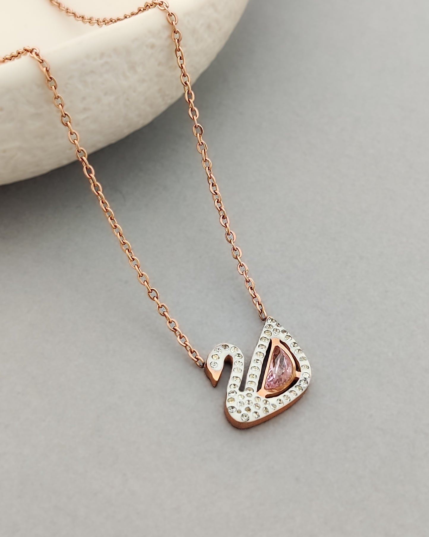 Ehereal Swan Necklace