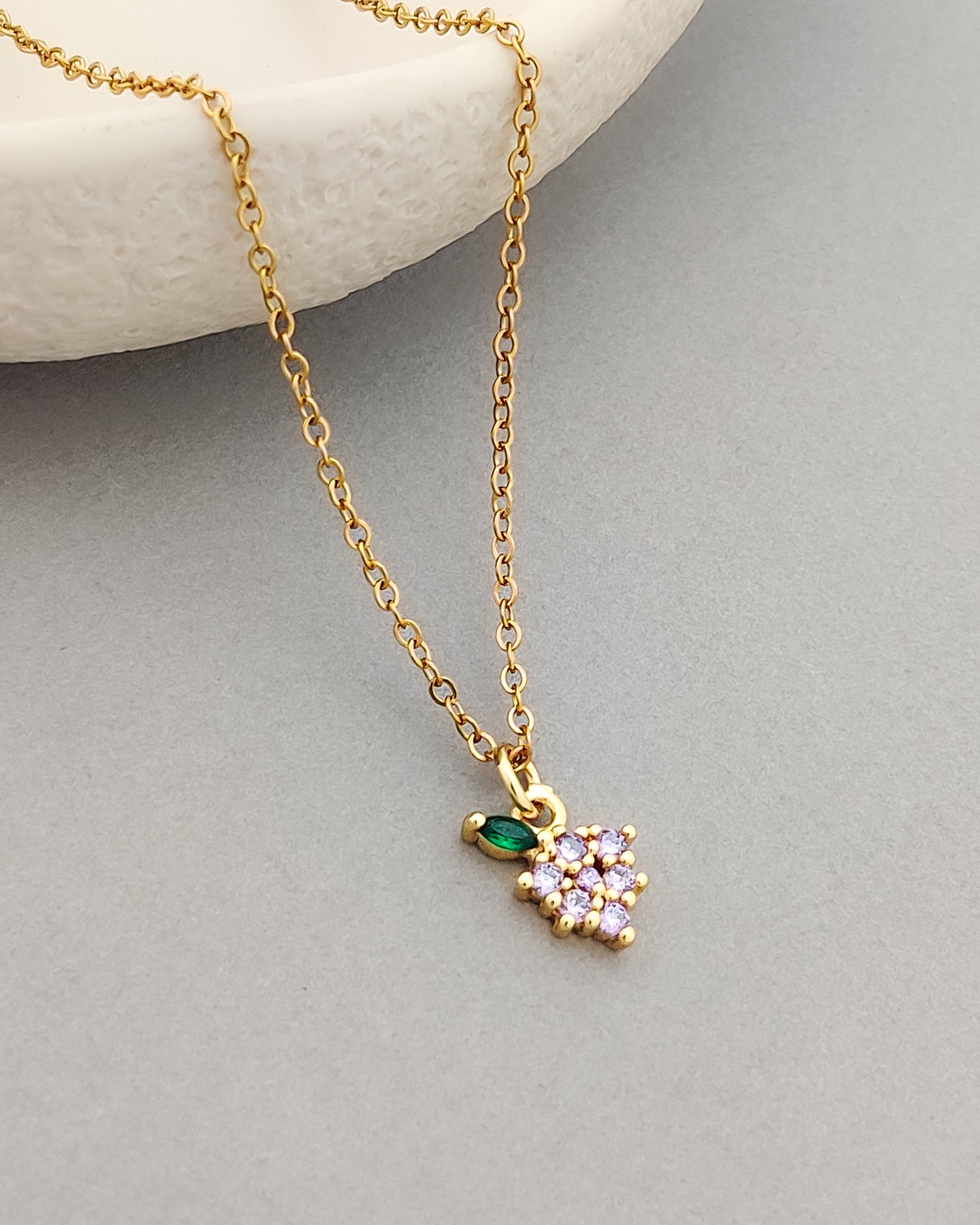 Grapes Drop Necklace