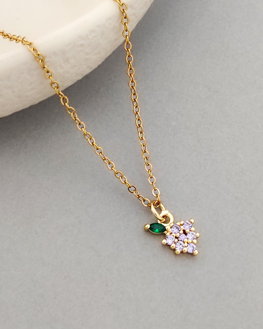 Grapes Drop Necklace