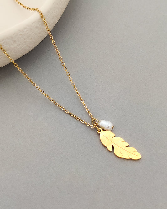 Dewleaf Necklace (Gold)