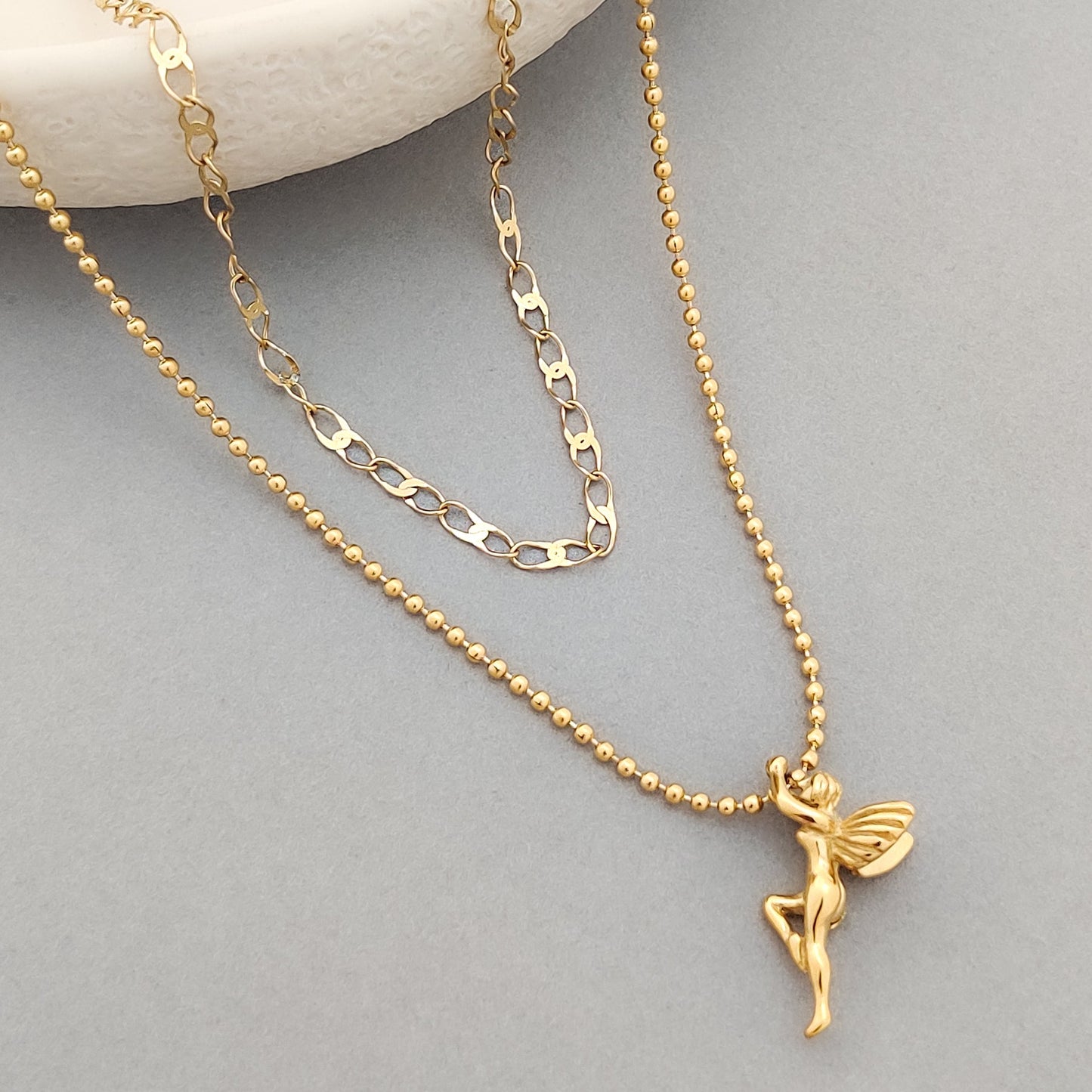 Angel Layered Necklace