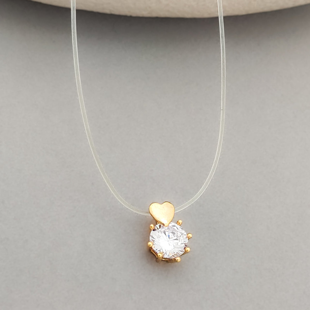Heart Solitaire Necklace