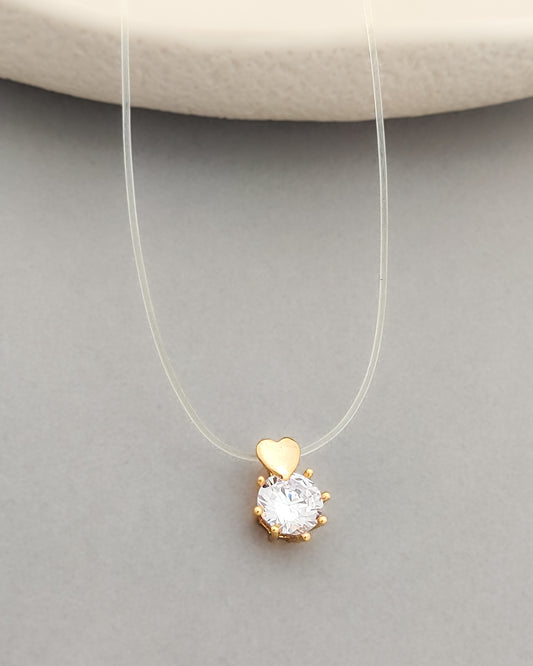 Heart Solitaire Necklace