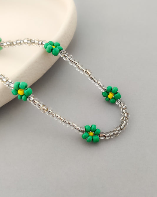 Sia Bead Necklace (Green)