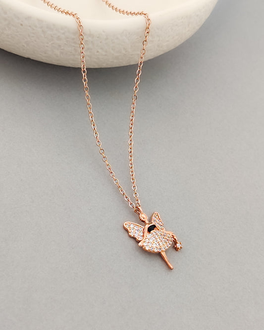 Crystal Angel Necklace