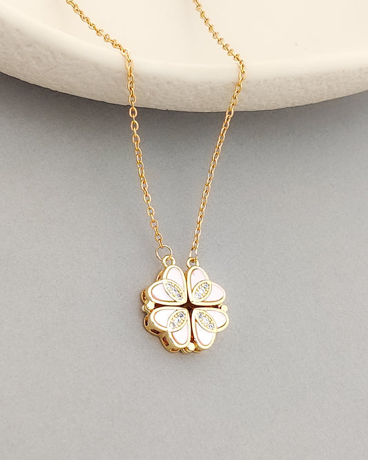 2in1 Golden Heart Necklace
