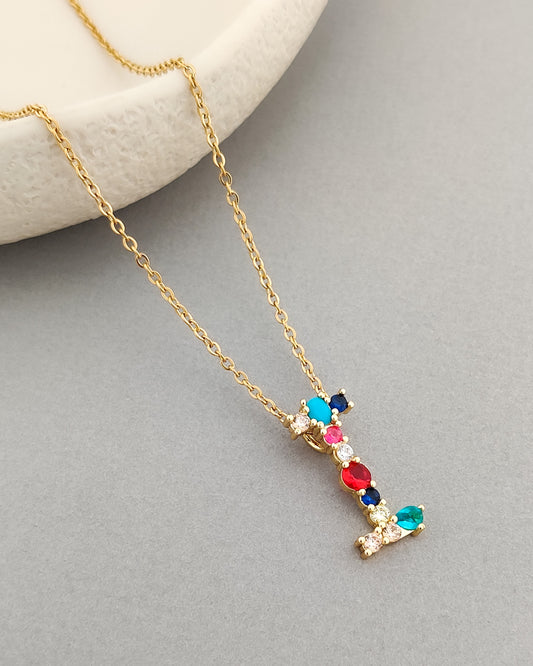 Monogram Letter "I" Necklace