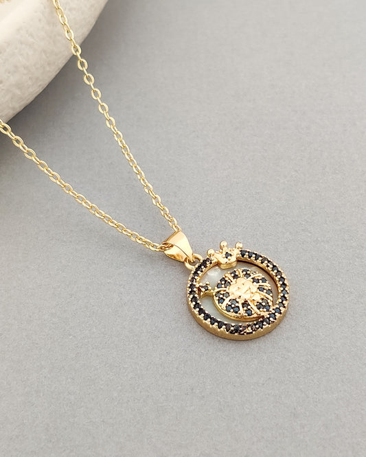 Ellie Zodiac Necklace (Leo)